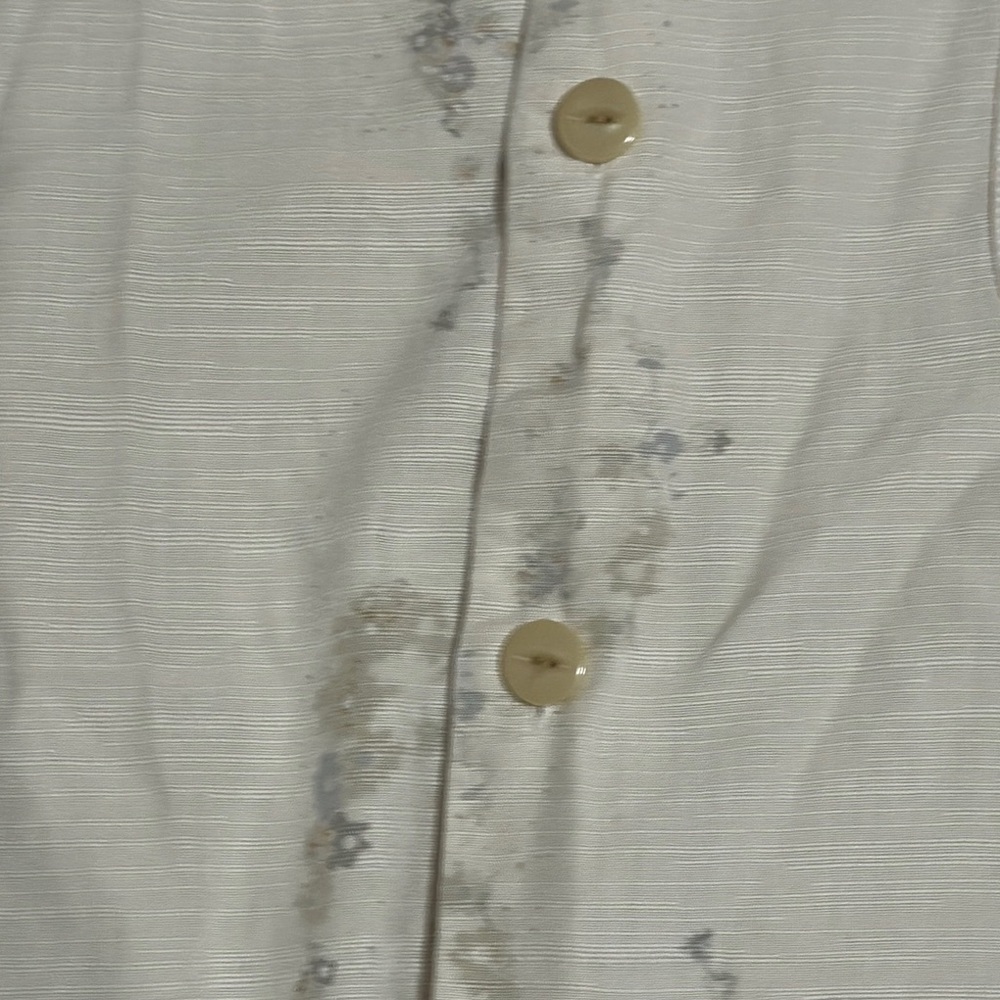 Tommy Bahama Shirt Mens XXL Cream Silk Floral Hawaiian Camp Button Up - Picture 6 of 15